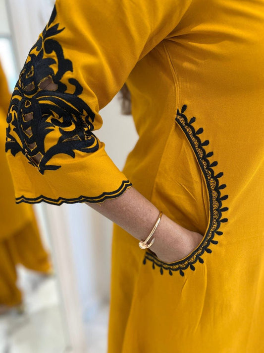 Mustard Yellow Co-ords Set for Women