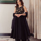 Shadow Black Embroidered Cotton Suit Set