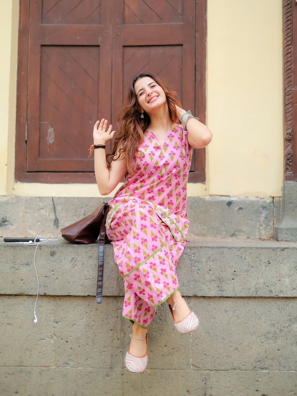 Pink Tulip Farshi Salwar Set
