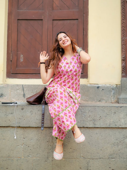 Pink Tulip Farshi Salwar Set