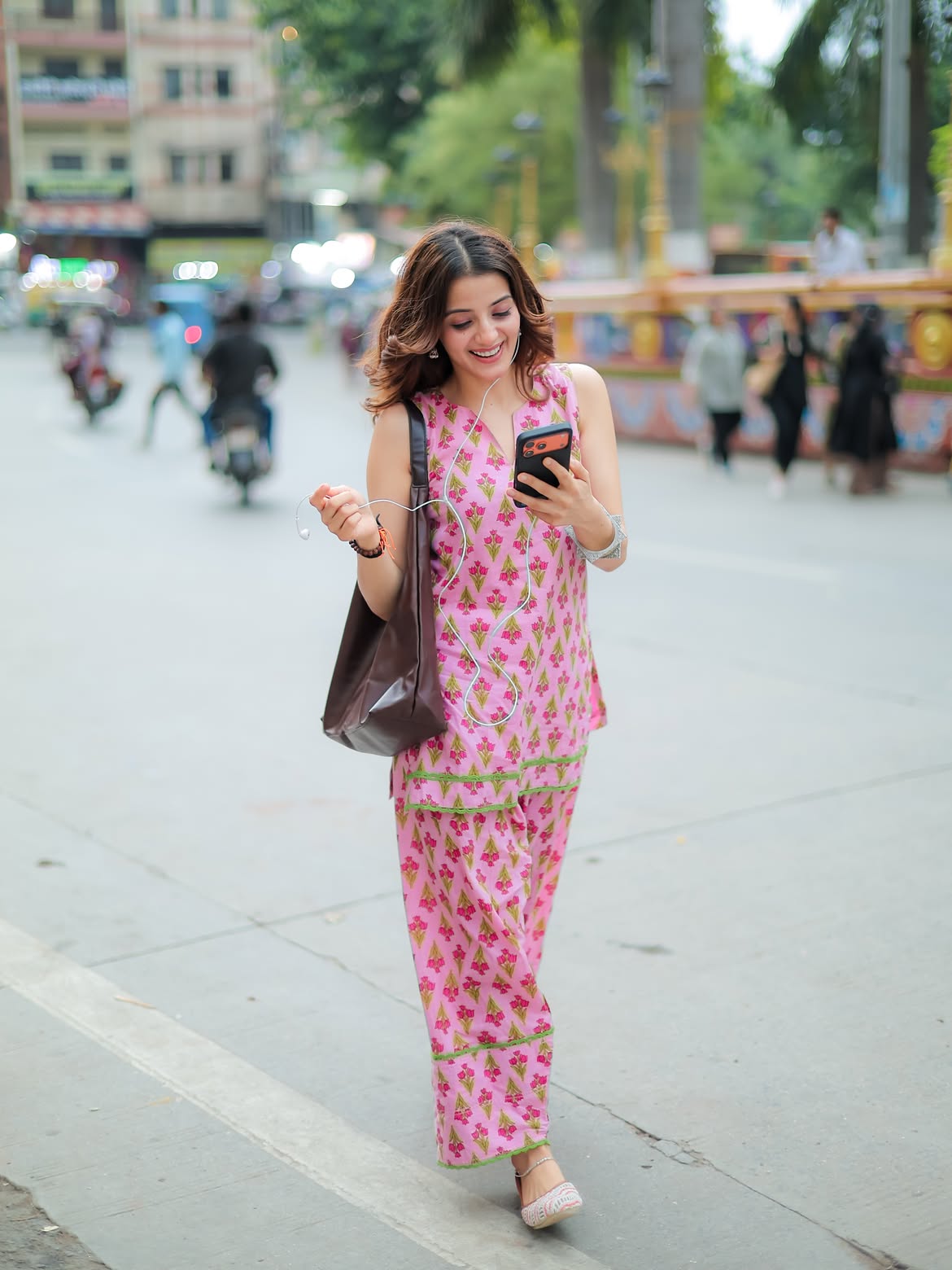 Pink Tulip Farshi Salwar Set