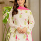 Iovry Pink Floral Printed Regular Pure Cotton Farshi Suit Set