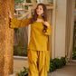 Kiyaraaj Mustard Cotton Farshi Salwar Set