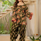 Women Flower Printed Regular Pure Cotton Kurta With Farshi Suit Set