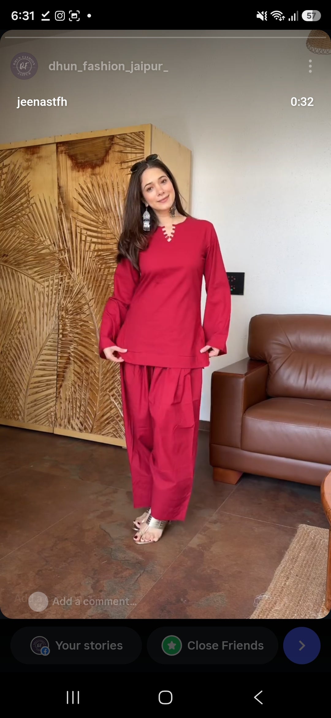 Ruby Rose Farshi Salwar Set