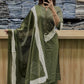 Green Printed Kurta Pant Dupatta Set