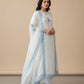 White Embroidered Kurta Pant Dupatta Set