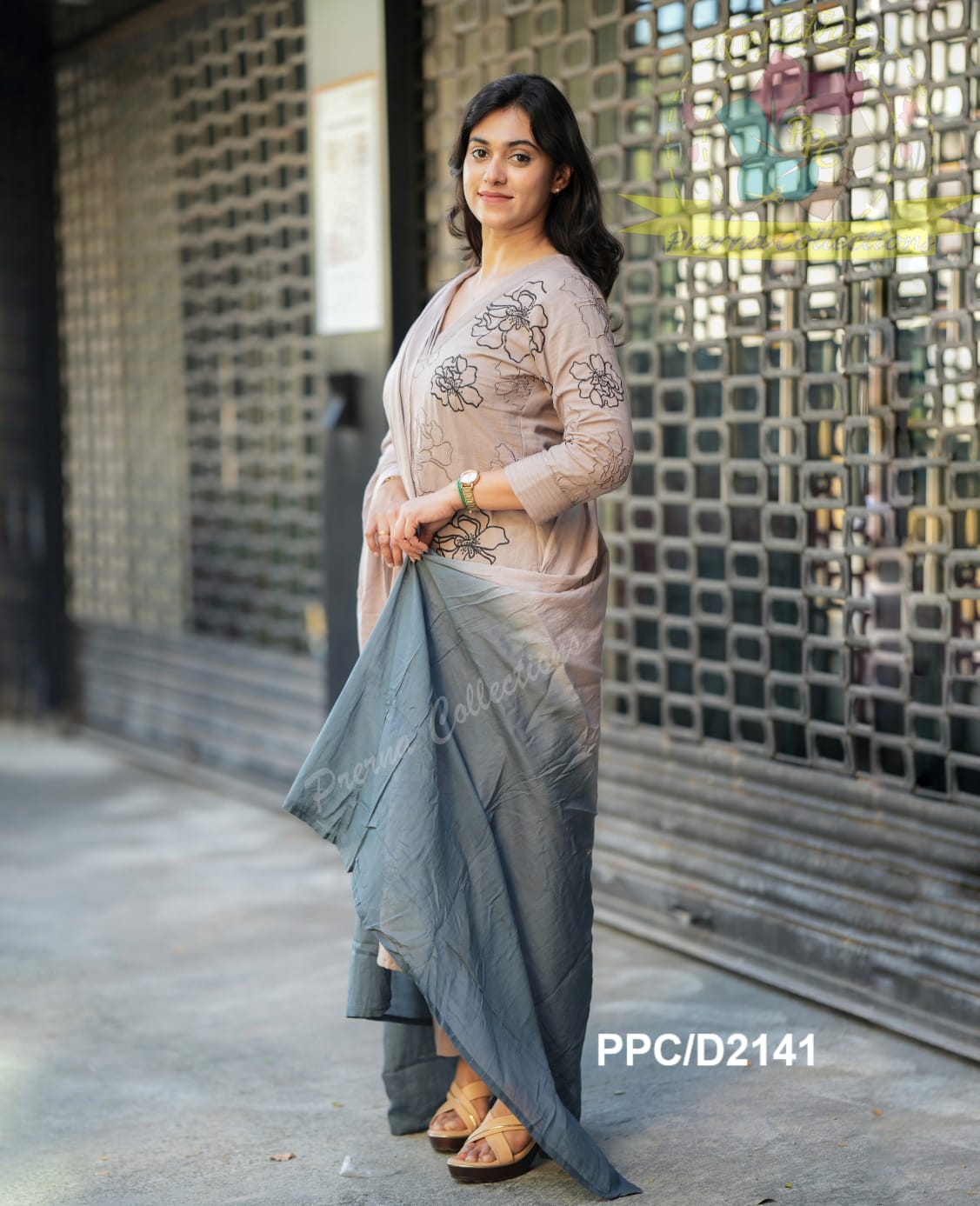 Elegant Floral Printed Kurta Set with Dupatta