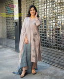 Elegant Floral Printed Kurta Set