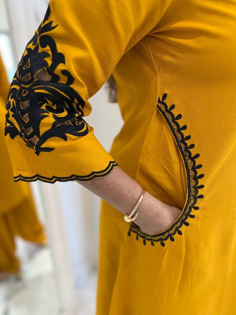 Mustard Yellow Co-ords Set for Women