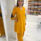Mustard Yellow Co-ords Set for Women
