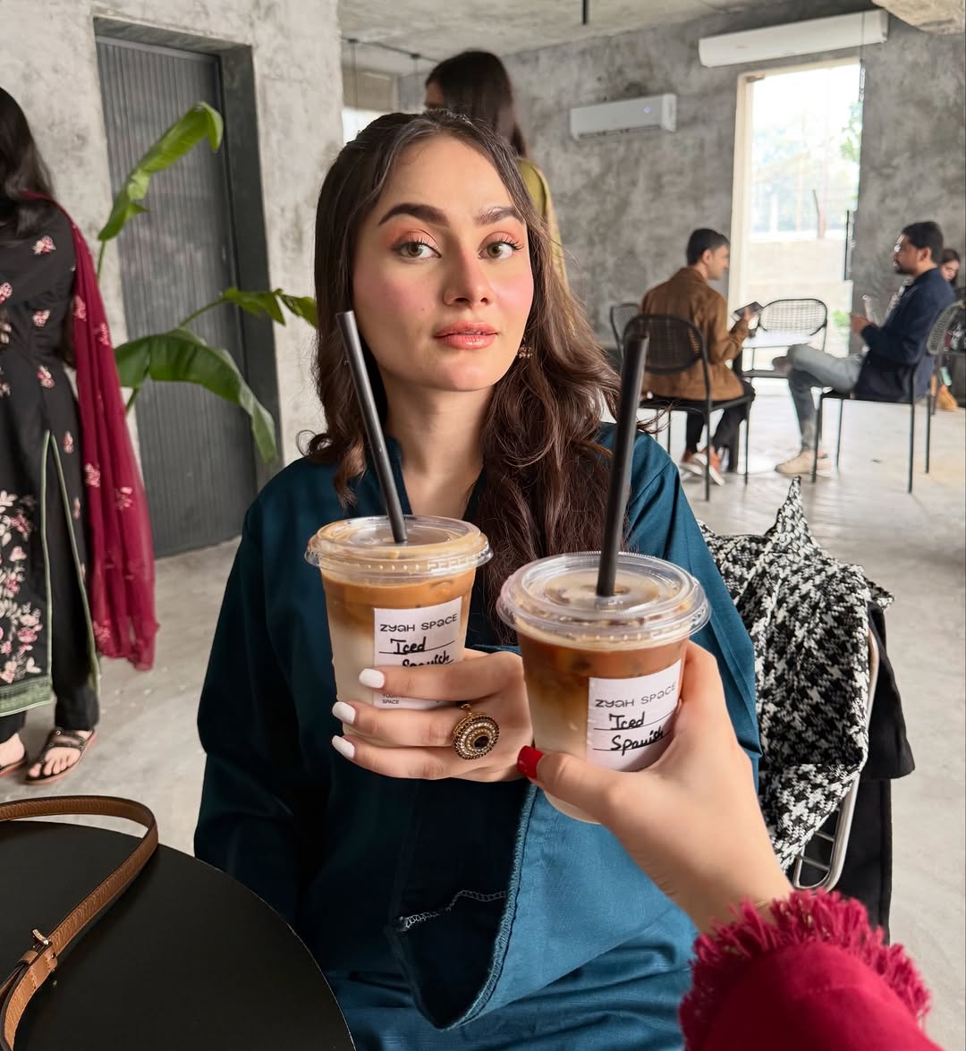 Teal Blue Co-ords Set for Women with Heart Print Pants