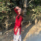 Premium Red Ethnic Kurta Set for Women