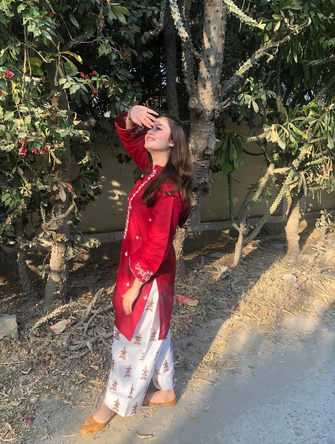 Premium Red Ethnic Kurta Set for Women