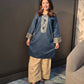 Premium Blue Ethnic Kurta Set for Women