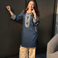 Premium Blue Ethnic Kurta Set for Women