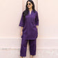 Deep Purple Casual Kurta Set with Pockets for Women