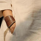 Beige Linen-Blend Casual Kurta and Tapered Pants Co-ord