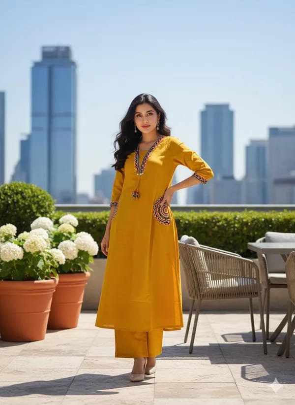 Women Printed Kurta Pant Set – Premium Cotton | Jaipur Rang