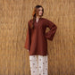 Women Solid Kurta with Printed Set