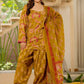 Women Flower Printed Regular Pure Cotton Kurta With Farshi Suit Set