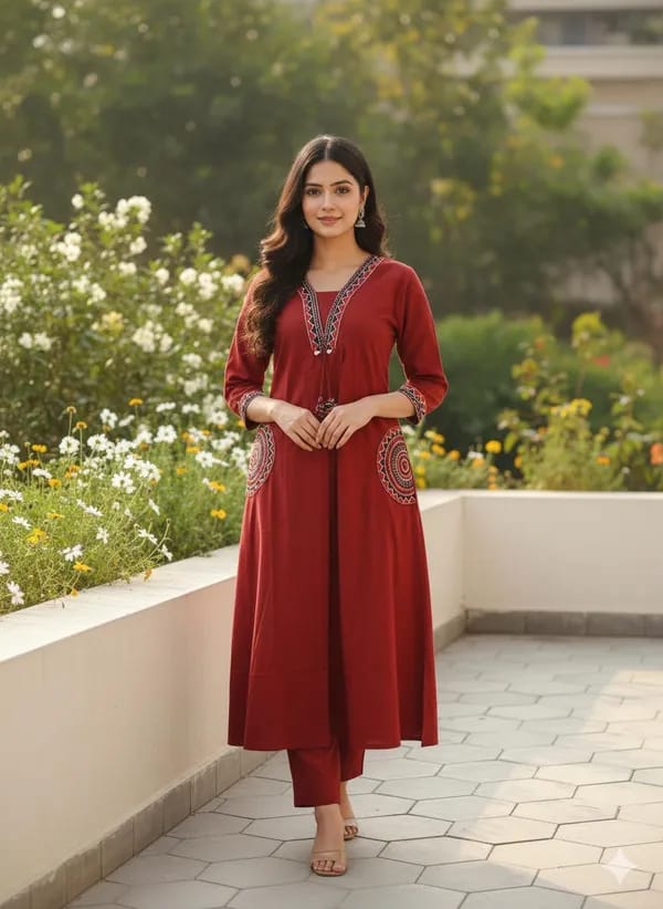 Women Printed Kurta Pant Set – Premium Cotton | Jaipur Rang