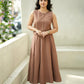 Premium Solid Sleeveless Long Gown Dress for Women