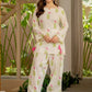 Iovry Pink Floral Printed Regular Pure Cotton Farshi Suit Set