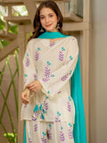 Ethnic Motifs Printed Regular Pure Cotton Kurti With Patiala & Duptta